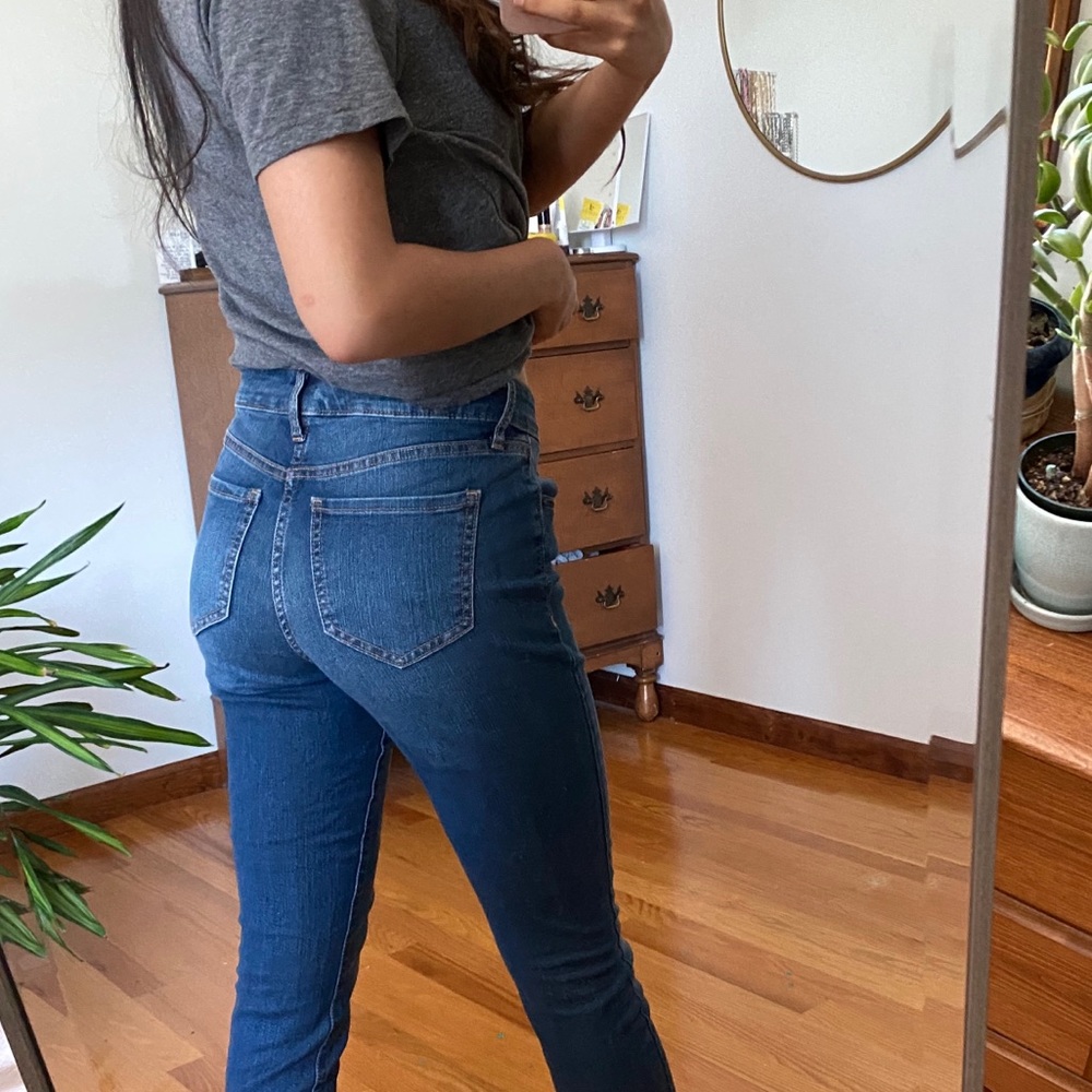 high waisted jeans! Old Navy